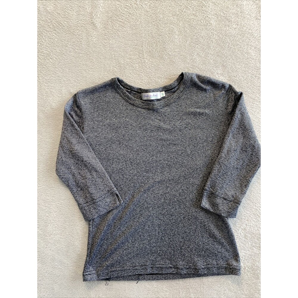 Fresh Produce Shirt Women's Small Vintage Striped Poly Cotton Half Sleeve